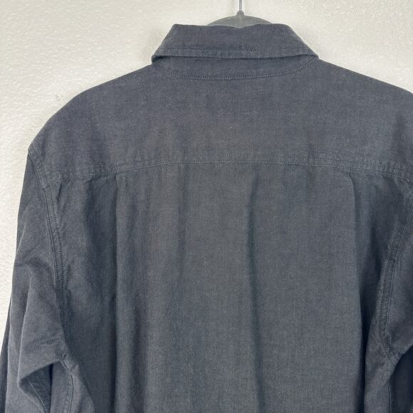 Carhartt Shirt Men Small Loose Fit Midweight Blue Chambray Long Sleeve Workwear - Picture 5 of 8